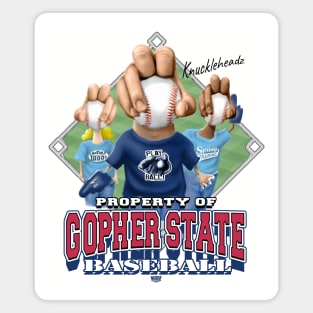 Knucklehead for Gopher State Baseball Magnet